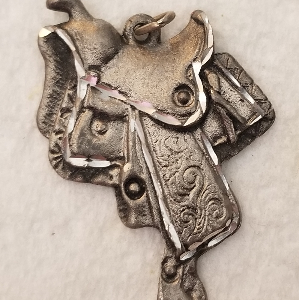 Vintage EJC saddle pendant